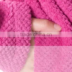 100% Polyester Women Night Casual Fleece Bathrobe for Women thumbnail-4