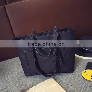 82753 PU Leather Polyester Miracle Tassel Shoulder Bag thumbnail-1
