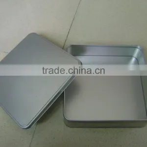 Custom Tin Box Printing Logo Caddy Tinplate Packing Container thumbnail-3