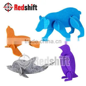 Stiff Felt Puzzle Boy Toy Polar 3D Felt Puzzle thumbnail-1