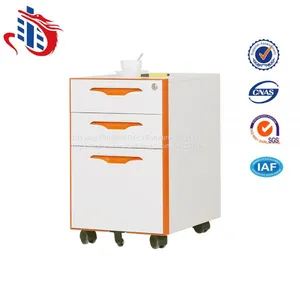 Hot Sale 3 Drawer Mobile Filing Cabinet With Mail Packing thumbnail-1