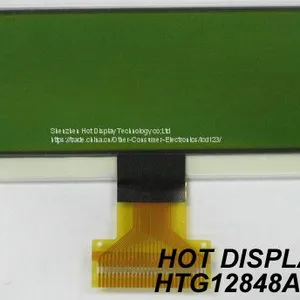 LCD Module -COG12848A +PCB STN-YG, Positive, and Transflective thumbnail-2