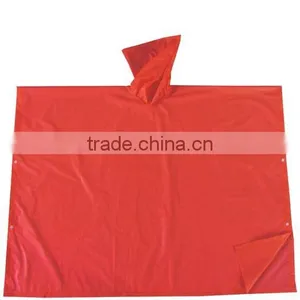 Polyester Coated PVC Wind, Waterproof Rain Poncho thumbnail-1