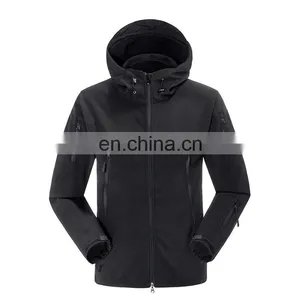 Top Sale Custom Waterproof Blank Tactical Softshell Jacket For Unisex thumbnail-2