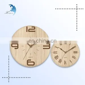 Direct From Manufactures Home Decorative 24 Hour Time Digital Antique Wooden Wall Clock thumbnail-3