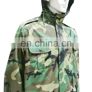 2017 Best Seller Woodland Camo Outdoor Windbreaker Jacket thumbnail-4