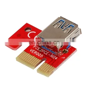 USB 3.0 PCI-E X16 Riser Card Adapter, USB3.0 PCI-E Express 1X to 16X Riser Card Adapter With SATA Power Slot Connector+USB Cable thumbnail-3