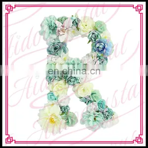 Aidocrystal Handmade Artificial Flower Letter Wall Decorative Wall Hanging Art and Craft thumbnail-1