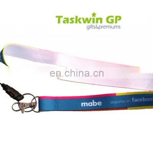 Full Color Printing Polyester Lanyard Cheap Custom Whistle Lanyard With Cell Phone Hoop thumbnail-1