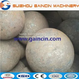 Hammer Forged Grinding Media, Large Ball Mill Used Grinding Media Steel Balls for Ore Grinding, Forged Ball thumbnail-1