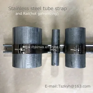 Stainless Steel 3.2 Inches Diameter Square Tube Strap Tension Clip Pipe Clamp thumbnail-3