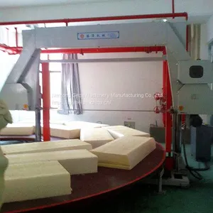 Sponge Disc Flat Cutting Machine High Efficiency Flat Cutting Machine, Turntable Foam Cutting Machine thumbnail-1