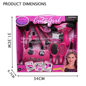 Handbag Hair Salon Tool Kids Toys Girl Pretend Play Toy Girls Toy thumbnail-1