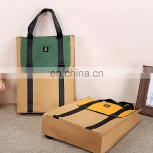 Hot Selling Kraft Paper Travel Bag Outdoor Laptop Bag New Design Backpack thumbnail-2