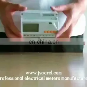Three Phase Din Rail Electric Power Smart Analog Digital Energy Meter/Kwh Energy Meter With ct Coil thumbnail-1