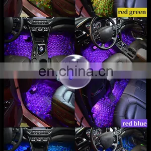 2019 Car Interior Floor Foot Star Ambient Light With USB Led RGB Color Cycle Flash Starry Atmosphere Lights Auto Decorative Lamp thumbnail-5