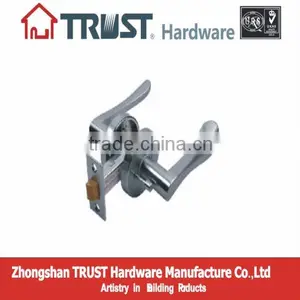 TRUST Zinc Alloy Privacy Function Stain Chrome Door Handle thumbnail-1
