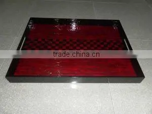 Lacquer Tray, Mother of Pearl Tray, Lacquer Tray thumbnail-1