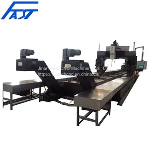 Customized CNC Gantry Moving Type Box Beam H Beam Drilling Machine For Steel Structure Model HBD1210 thumbnail-2