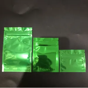 Wholesale Smell Proof Custom Printed Zip Lock Small 3 Side Sealed Pouch Laminated Aluminum Foil Sachet thumbnail-4