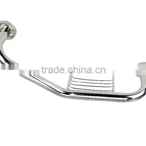 WESDA Ground and Wall Mounted Polished Stainless Steel Bathroom Handicap Grab Bars for Disabled Quality Choice thumbnail-3