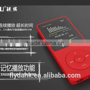 Ultrathin 4gb MP3 Player With Voice Recorder 1.8 Inch Screen Original RUIZU X02 With FM E-Book Clock Data Mp3 Player. thumbnail-3