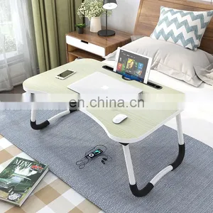 Cheap Price Homework Help Adjustable Portable Wood Folding Foldable Computer Bed Laptop Table for Bed thumbnail-3