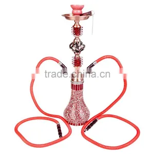 JYH04 Red Colored Smoke Hookah Wholesale China thumbnail-3