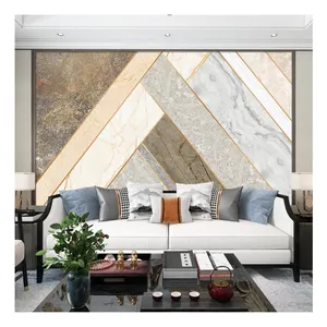Modern Decorative 3D Murals Wallpaper Acoustic Wall Panels Wallpaper Murals Drop Ship thumbnail-1