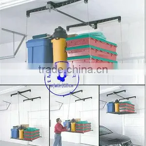 Pro HeavyLift 4-by-4-Foot Cable-Lifted Storage Rack thumbnail-1
