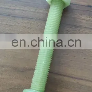 Corrosion Resistance FRP Epoxy Fiberglass Plastic Threaded Rod Screw Bolt and Nut thumbnail-2