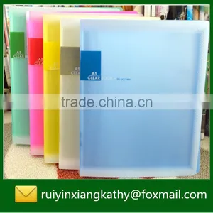 Transparent Colourful Plastic Soft Cover Display Book thumbnail-4