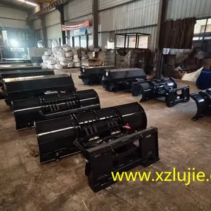 China Skid Steer Snow Blade Manufacture,snow Pusher Attachments for Skid Loader thumbnail-5