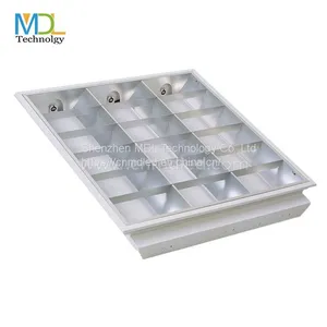 MDL T8 LED Louver Light Fixture Model: MDL-SF8 thumbnail-1