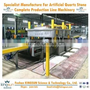 Best Price 600 M2/ 8 Hours Man-made Stone Slab Press Machinery/Good Quality Engineering Quartz Stone Pressing Machinery thumbnail-1
