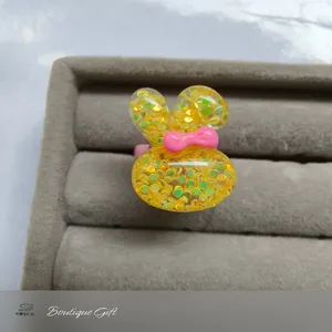 Kids' Colorful Adjustable Rings Set thumbnail-4