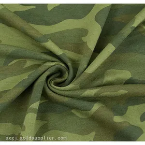 High Quality Coarse Needle Knit Military Camouflage Printed Fabric thumbnail-4