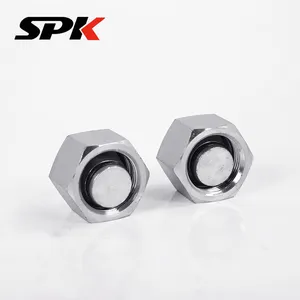 316 /304 Stainless Steel Internal Thread Plug 9C/9D Hydraulic Plug Metric Internal Thread Stainless Steel Oil Plug / Pipe Plug thumbnail-2