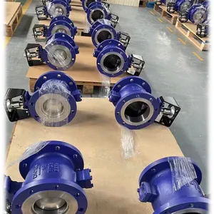 Compact V-Type Ball Valve With PTFE or Metal Seat Options for High-Pressure Environments thumbnail-1