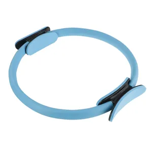 38cm Yoga Pilates Magic Circle Ring With EVA Handle Fitness Accessory Resistance Band thumbnail-4