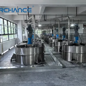 Berchance Variable Speed 10-80 RPM, Suitable for 100-50,000 cP Materials 304/316L Stainless Steel Paint Ink Mixing Tank thumbnail-1