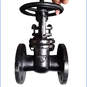 GOST Hard Seal Gate Valve Flange End Rising Metal Seat Gate Valve Cast Iron Gate Valve thumbnail-1