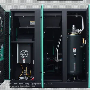 BY55KWDouble Screw. Double Stage Compressed Air Compressor.10m3/min 6-8barMore Energy-efficient. thumbnail-2