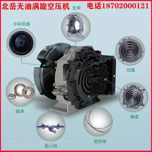 Oil Free 7.5KW Air Compressor For Food & MedicalEnvironmentally Friendly, Energy-saving, and Silent. thumbnail-3
