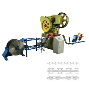 Wire Mesh Fence Machine Razor Blade Wire Netting Tape Making Machine thumbnail-4