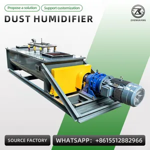 Industrial Double Shaft Dust Humidifier Mixer Fly Ash Humidifying Machine thumbnail-3