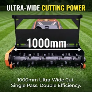 CE Green Industrial Sites Surroundings Vegetation Control Factory 1000mm Remotely Controlled Multi-functional Flail Mower thumbnail-3