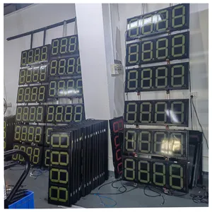 HIgh Brightness 16 Inch Gas Station Petrol Price Led Display LED Gas Sign Board thumbnail-2