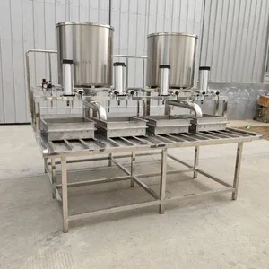 Tofu Forming Machine, Fully Automatic Stainless Steel, Pneumatic Pressing Equipment for Processing Traditional Tofu, Customizable Machinery as Required thumbnail-3