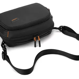 Travel Cable Organizer Lightweight Pouch With Belt Electronic Organizer Travel Case for Cellphone ,Charger Cord, Mouse, Compact Camera, Earphones,Card thumbnail-4